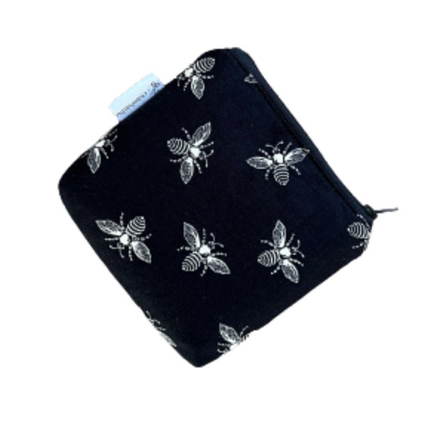 Bee Period Bag, Sanitary Pouch, Small Wet Bag, Privacy Pouch, Period Eco Friendly Solution