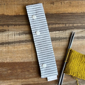 Linen DPN Holder, DPN Cozy, Double Pointed Needle Holder, Gifts for Knitters, DPN Needle Holder