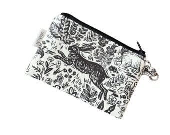 Womens Coin Pouch, Small Coin purse, Rabbit Coin Purse, Keychain Coin Pouch, Small Change Purse, Mini coin purse, Coin Pouch, Coin Purse