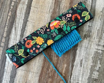 Floral DPN Holder, DPN Cozy, Double Pointed Needle Holder, Gifts for Knitters, DPN Needle Holder