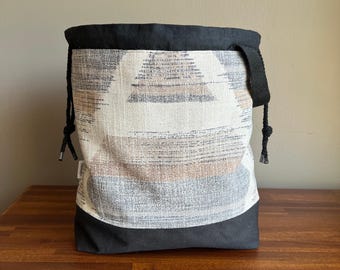 Kordelzug, Kordel Tasche, Häkel Tasche, Geschenk für Stricker, Häkelarbeit Tasche