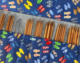 Knitting Needle Case, DPN Needle Case, Knitting Needle Holder, Knitting Needle Organizer, DPN Needle Holder, DPN Storage, Gifts for Knitters
