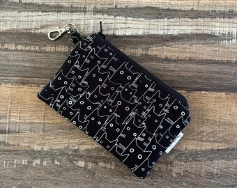 Womens Coin Pouch, Small Cat Coin purse, Keychain Coin Pouch, Small Change Purse, Mini coin purse, Coin Pouch, Coin Purse