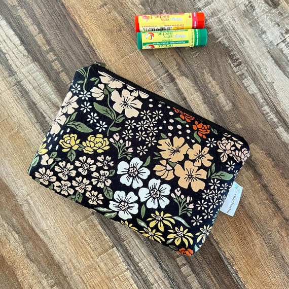 Cottagecore Small Zipper Pouch, Pouch With Zipper, Small Makeup