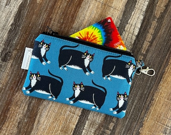 Womens Coin Pouch, Small Cat Coin purse, Keychain Coin Pouch, Small Change Purse, Mini coin purse, Coin Pouch, Coin Purse
