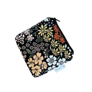 Cottagecore Period Bag, Sanitary Pad Pouch, Small Wet Bag, Cloth Pad Wet Bag,Woodland Cottagecore Bag