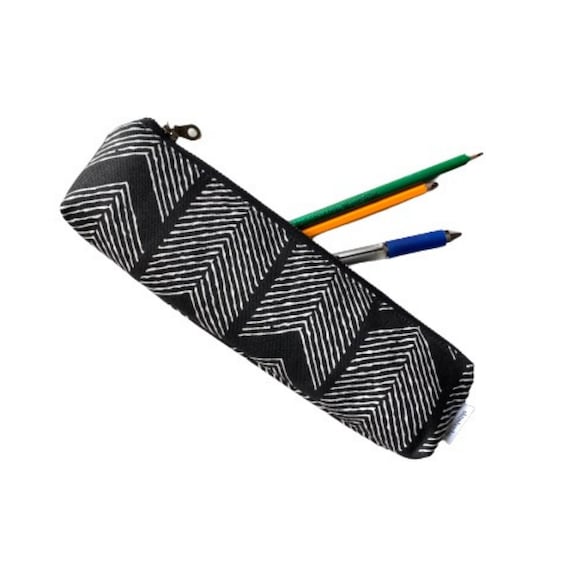 Black and White Pencil Case, Pencil Pouch, Pencil Bag, Pen Case, Pencil  Cases, Artist Pencil Case, Kids Pencil Case, Knitting Needle Storage 