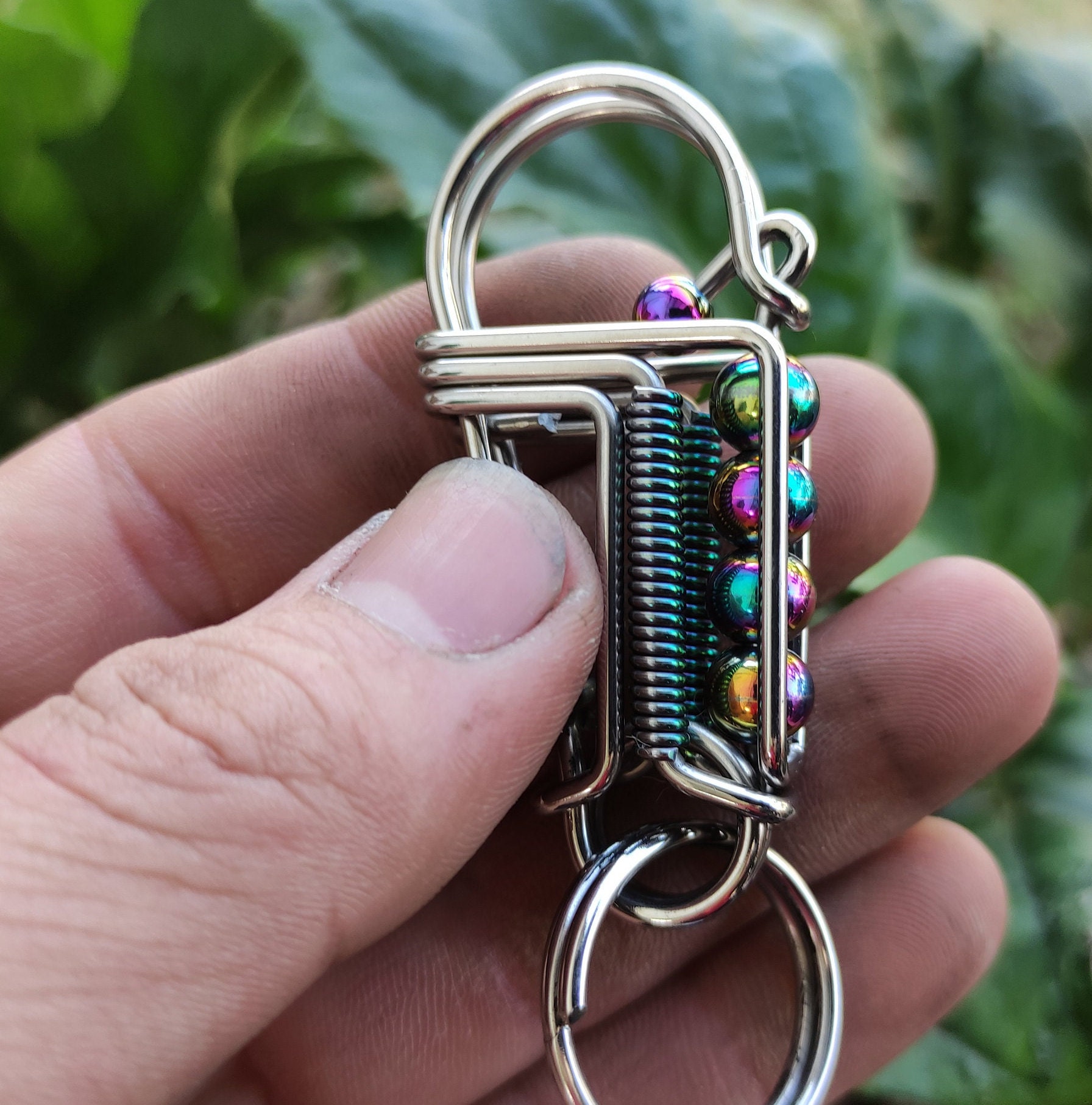 Distinctive Minimalism Handmade Wire-wrapped Stainless Steel