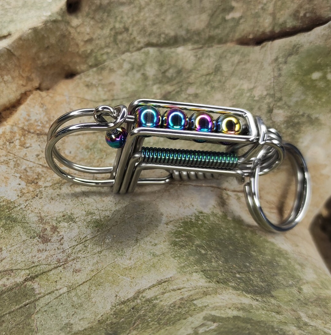Distinctive Minimalism Handmade Wire-wrapped Stainless Steel