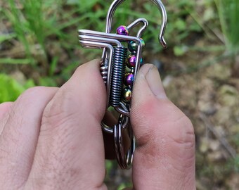 Distinctive Minimalism Handmade Wire-wrapped Stainless Steel