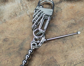 Special Minimalist Handmade Stainless Steel Wire Carabiner
