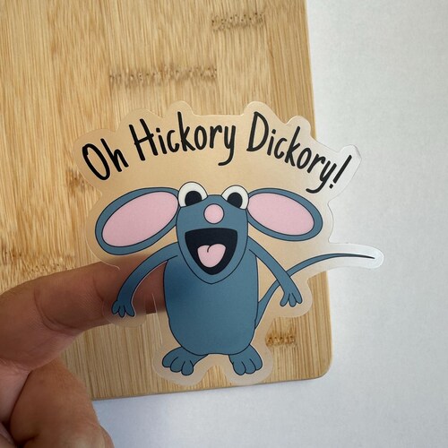 Tutter the Mouse Sticker: Bear in the Big Blue House, Waterproof Vinyl