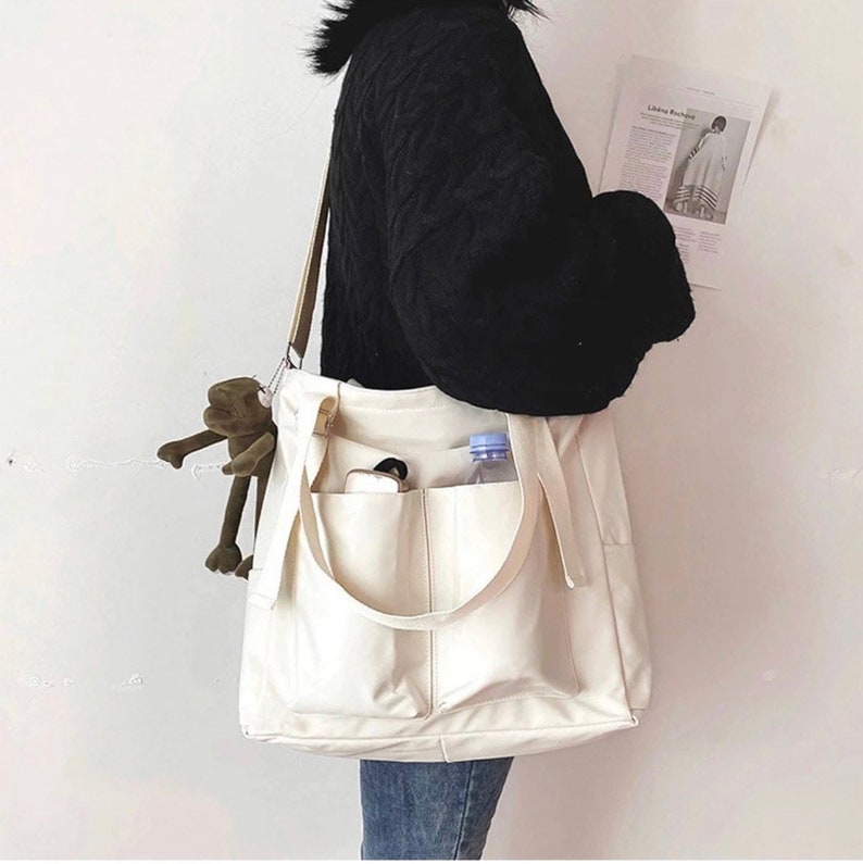 Waterproof Tote Bag Shoulder Bag Canvas Handbag Tote Bag - Etsy