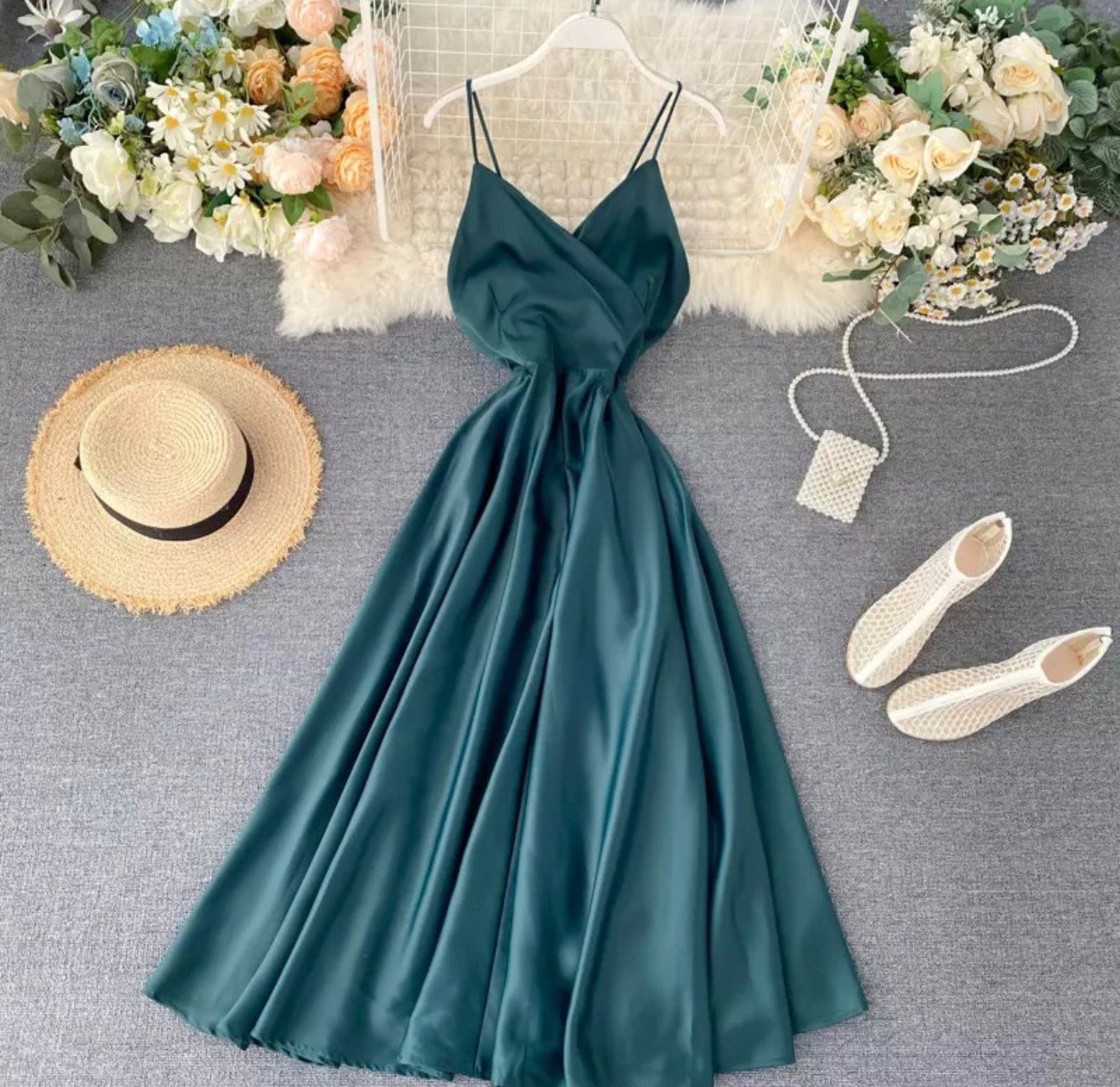 Long Maxi Dress Wedding Dress Black Dress Open Back Dress - Etsy UK