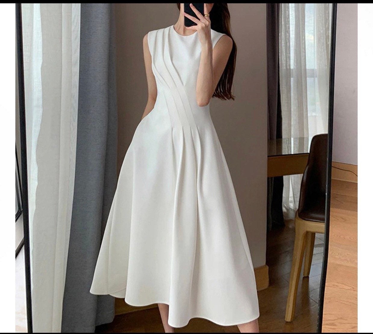 Elegant Midi Dress - Etsy