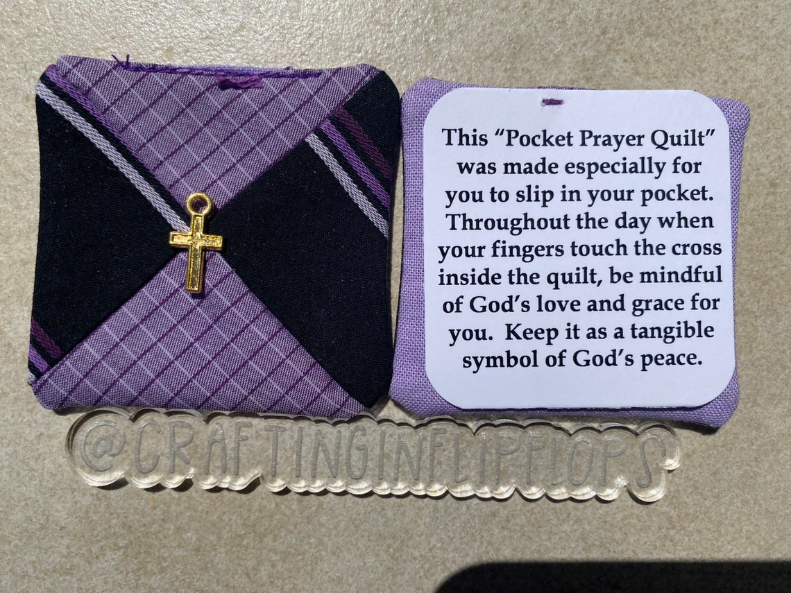 Pocket Prayer Quilt Etsy