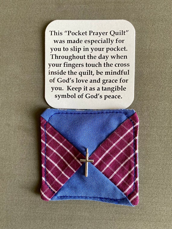 Pocket Prayer Quilt Etsy