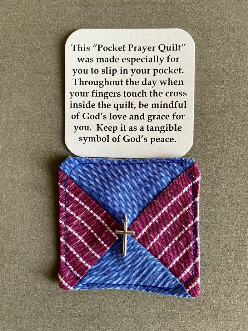Pocket Prayer Quilt Etsy