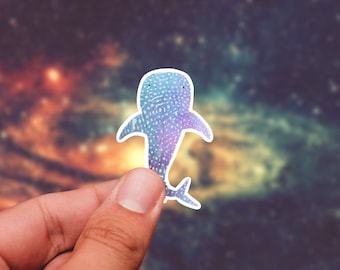 Pegatina de tiburón ballena