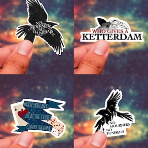 No Mourners bundle of 4 Stickers