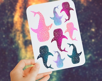 Whale Sharks Sticker Sheet