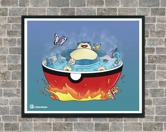 8x10 Print: Poketub