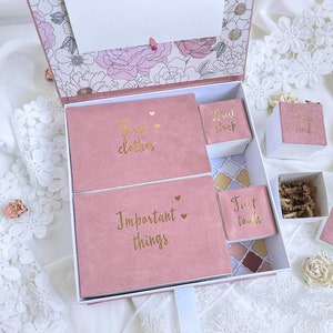 Personalized Baby keepsake box | Bear Lion Elephant Memory box for kids | Keepsake memories for baby | Baby shower gift | Newborn baby gift