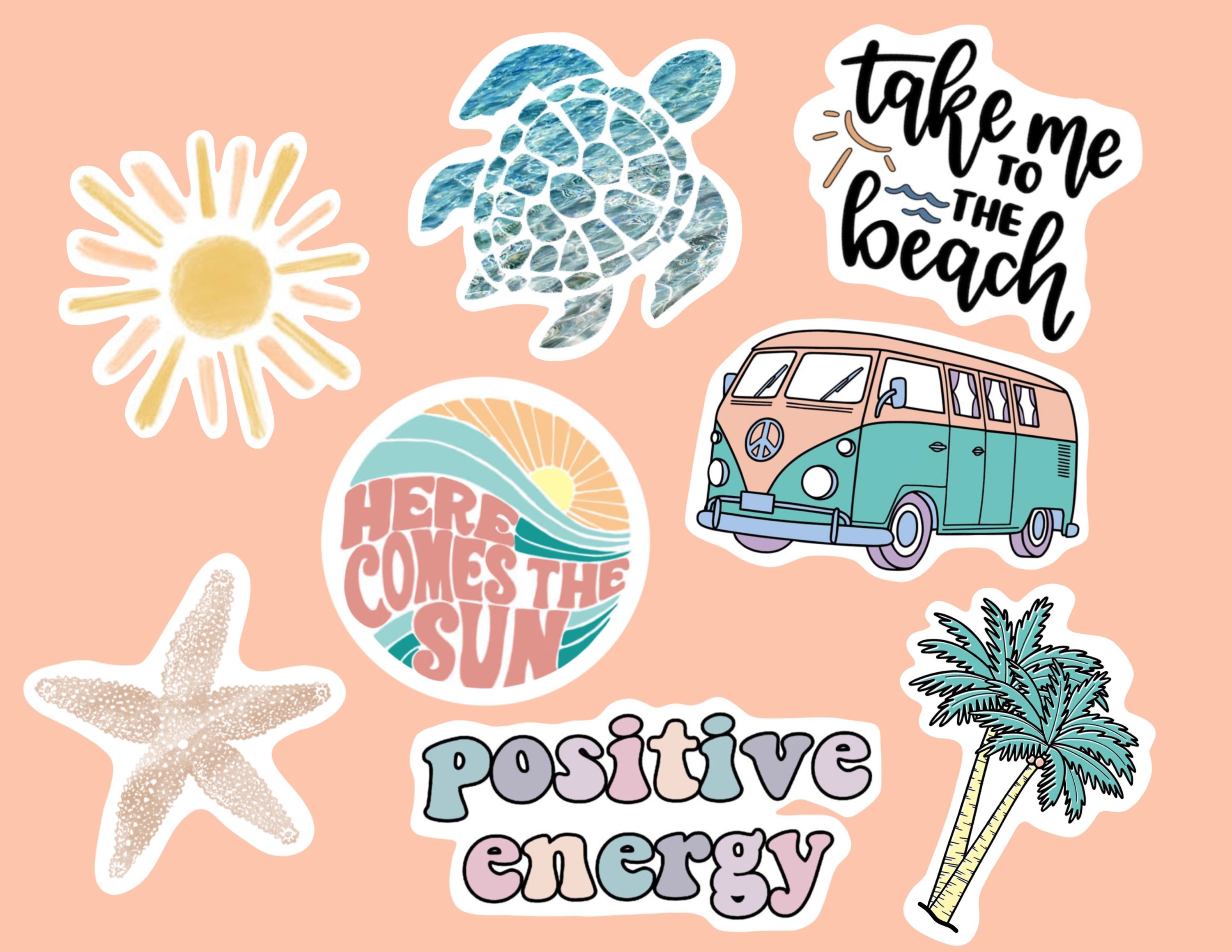 Beach stickers