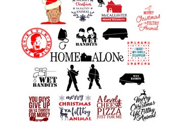 Download Home alone svg | Etsy