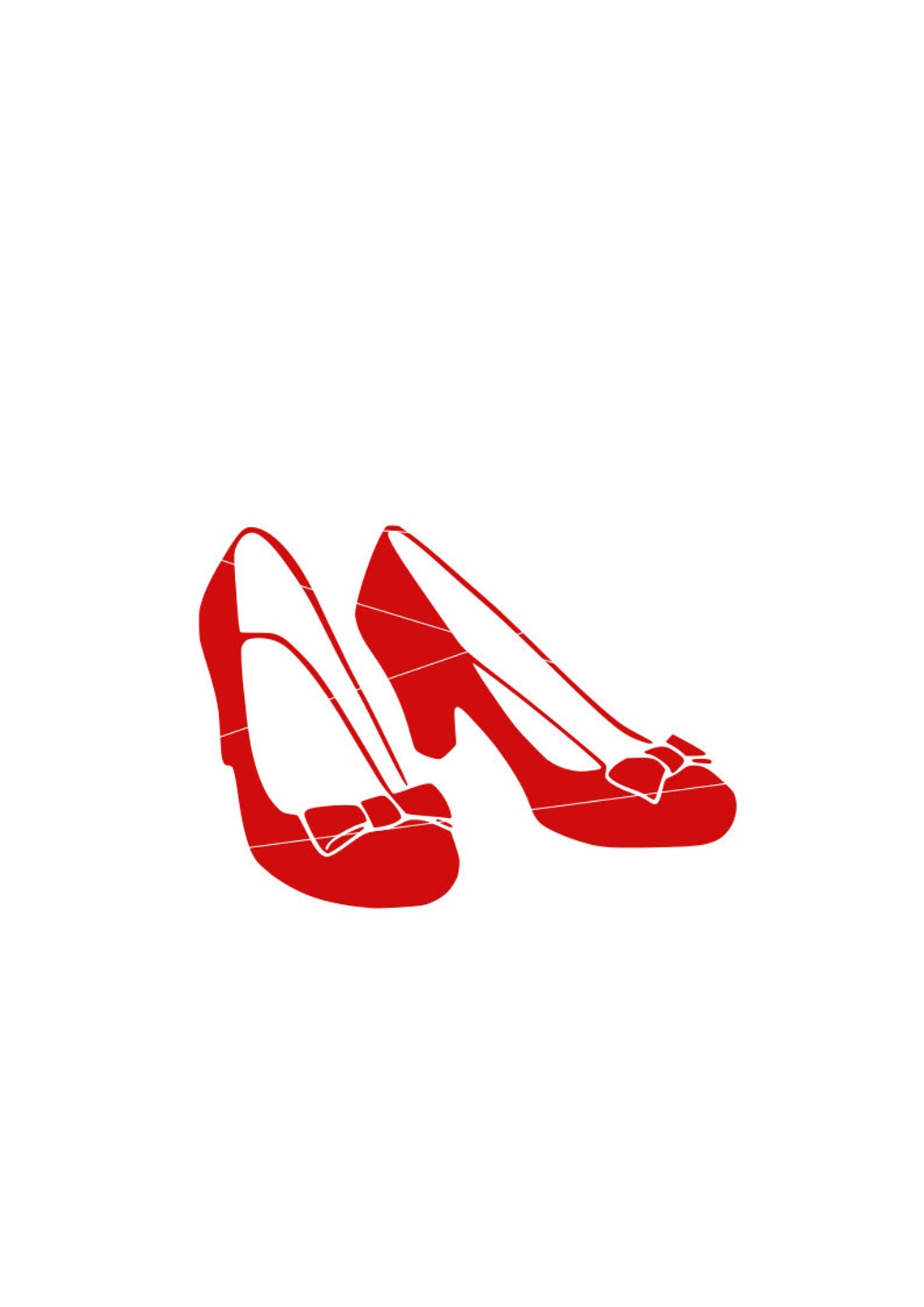 Ruby slippers svg red shoes svg high heels svg cricut | Etsy