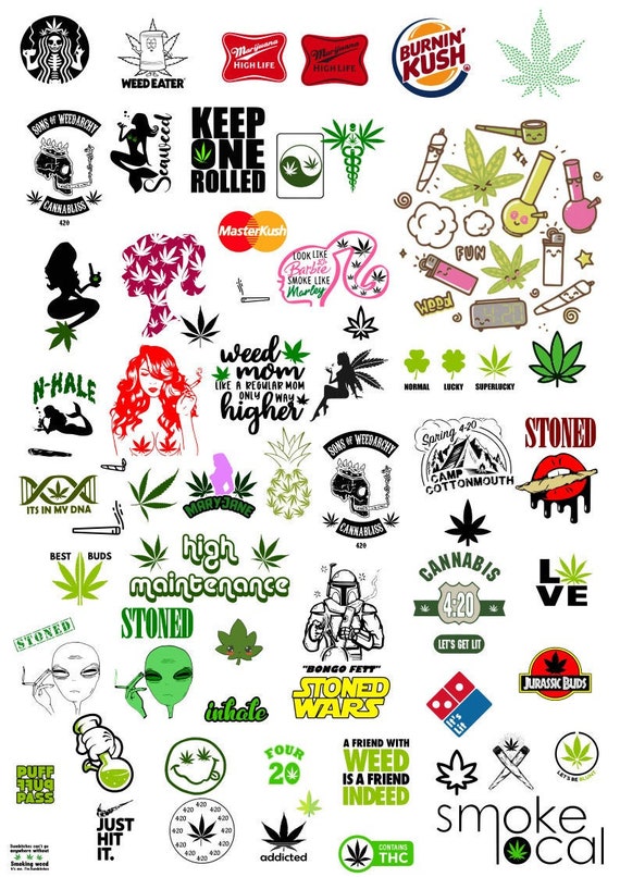 Weed Svg Bundle Huge Marijuana Bundle Rolling Tray Svg Etsy