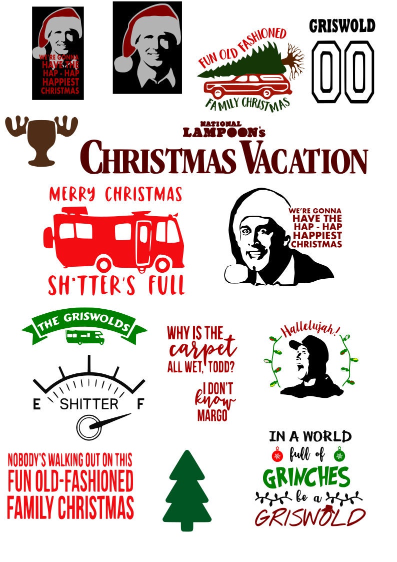 HUGE Christmas Vacation svg Bundle Clark Griswold svg | Etsy