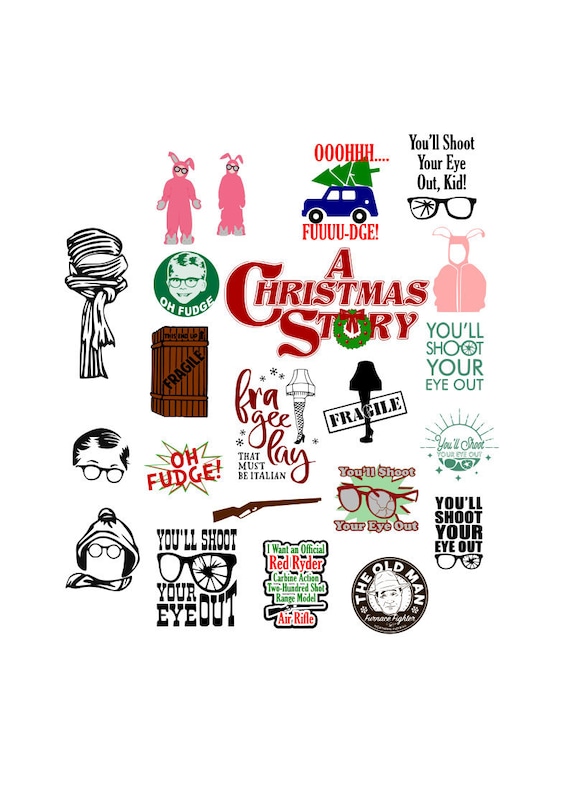 A christmas story Svg bundle quotes ralphie lamp  Etsy