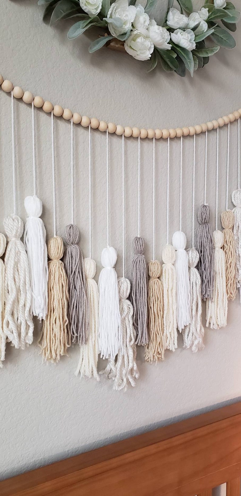 Large Tassel Garland Neutral Etsy