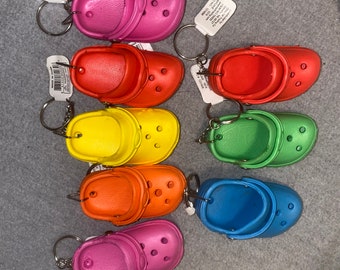 yellow croc keychain