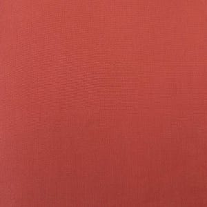 By the 1/2 Yard Kona Solid in Sienna(K001-1332) by Robert Kaufman Quilt Fabric. Warm Red, Terracotta, Brick Solid Fabric.