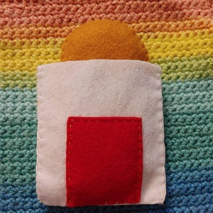 Hash brown felt cat toy with catnip