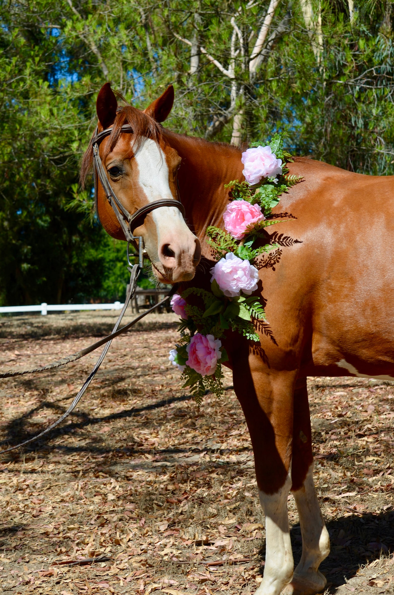 Custom Horse Flower Garland Artificial Flower Garland Flower Etsy