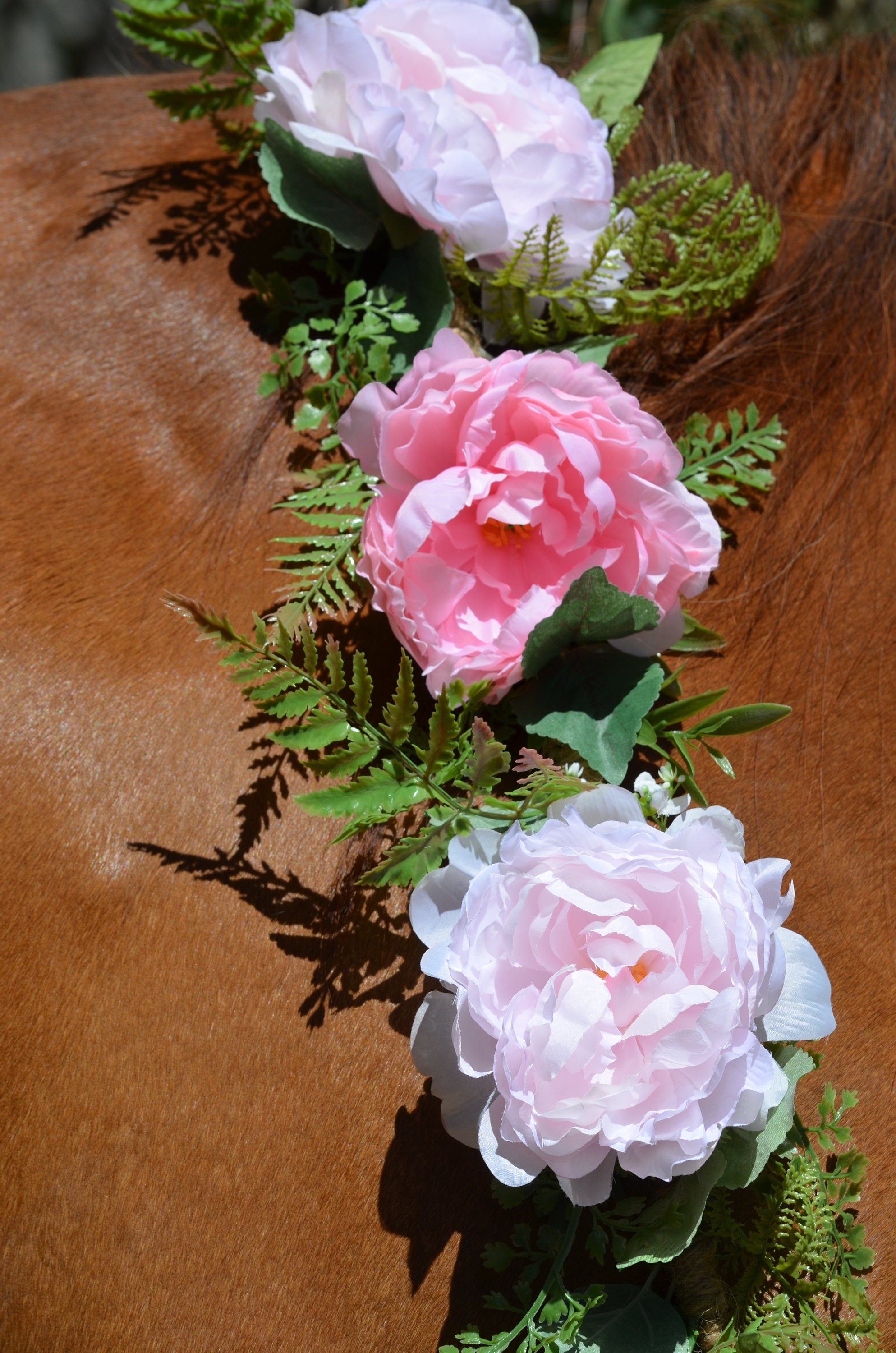 Custom Horse Flower Garland Artificial Flower Garland Flower Etsy
