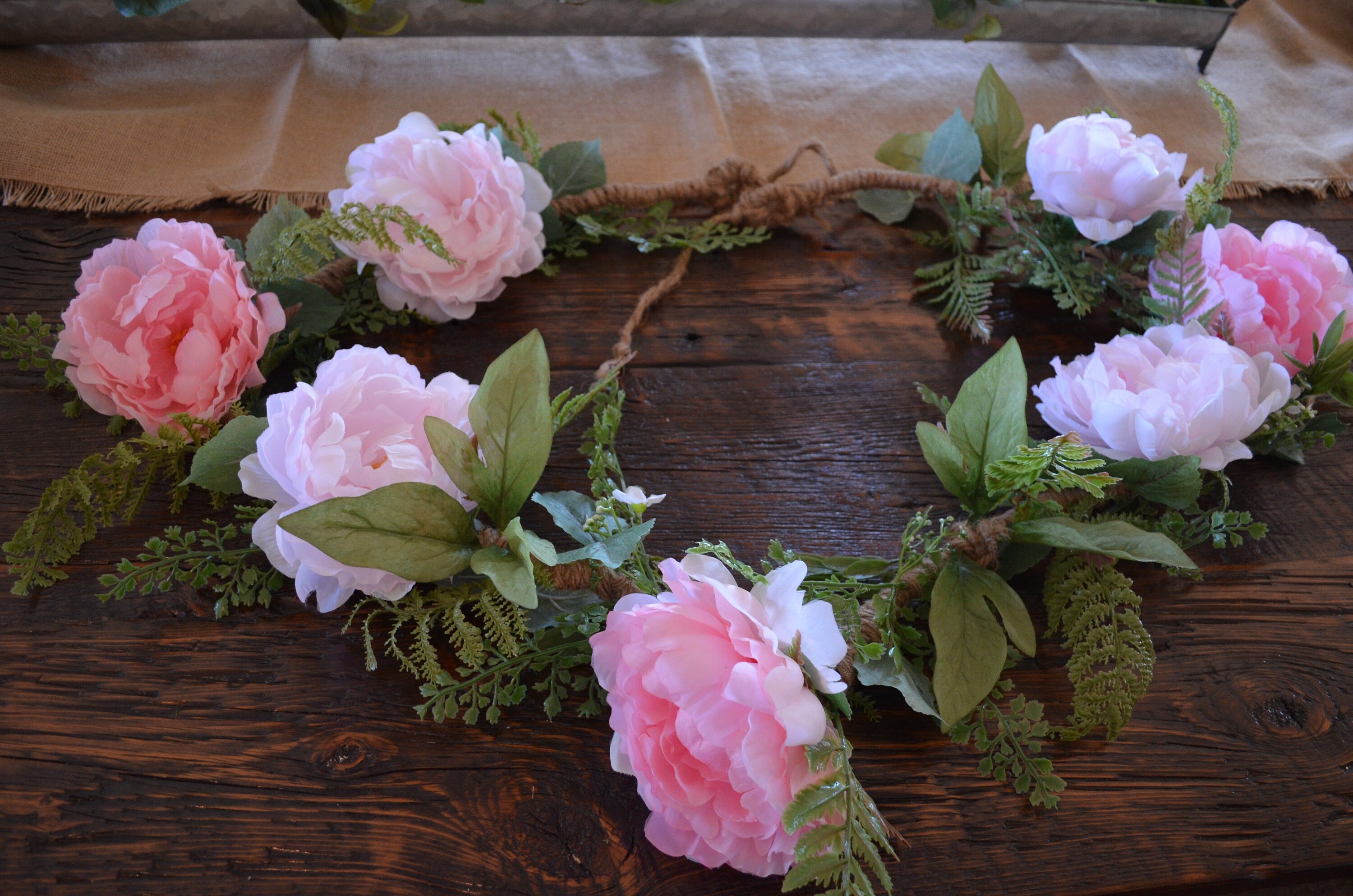 Custom Horse Flower Garland Artificial Flower Garland Flower Etsy