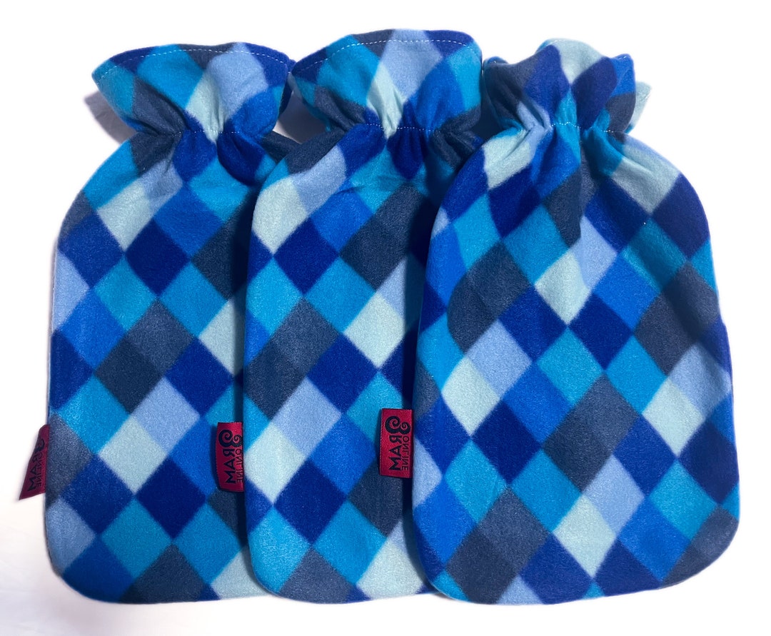 Set of 3 Hot Water Bottle Covers 2L Etsy