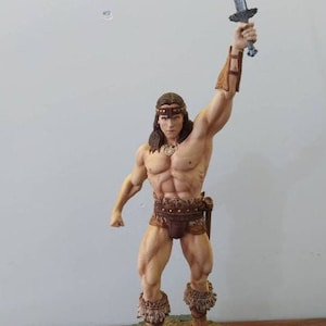 Conan der Barbar, Barbar Conan, 3D Figur Conan, 3D Barbar Figur, 3D Filmfigur, Horror Figur, Conan Figur