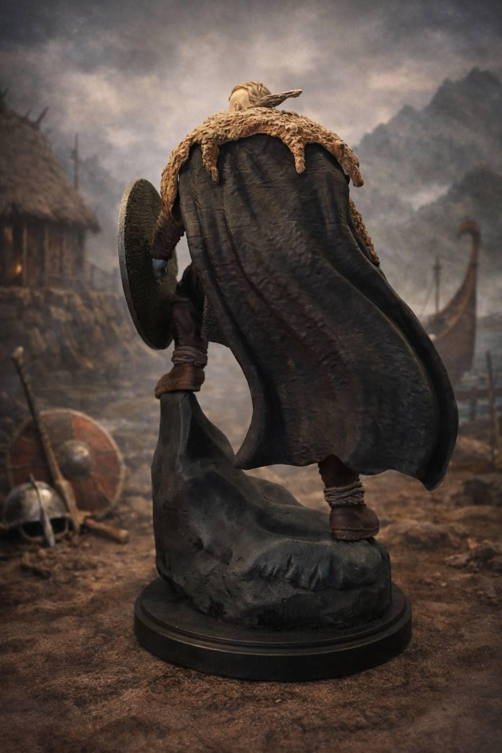 3D Printed Ragnar Lothbrok Viking Figure (32cm) - Etsy