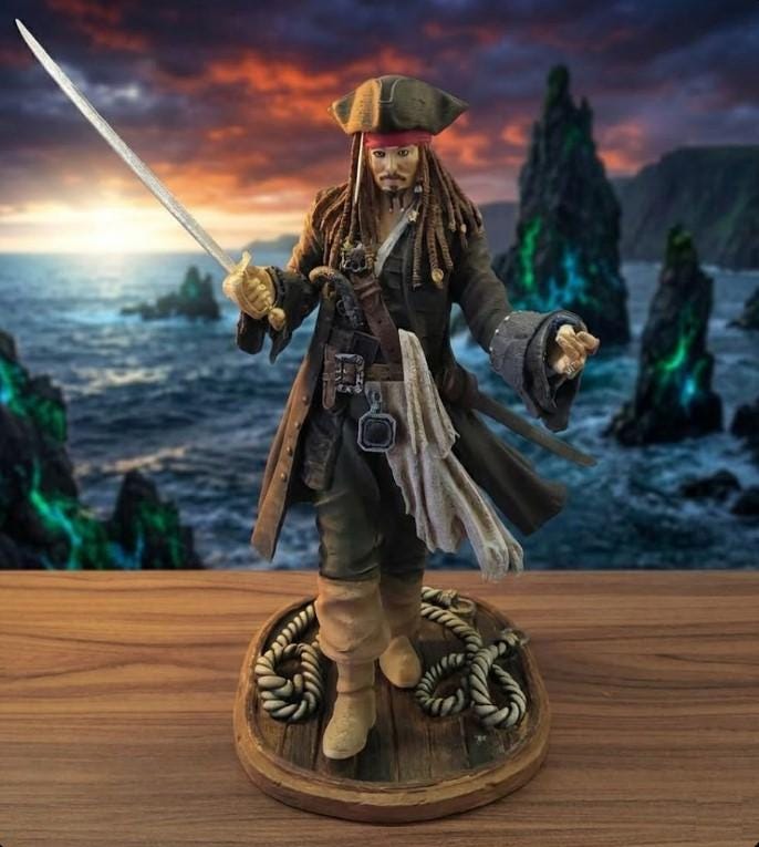 Davy jones figure - Etsy 日本