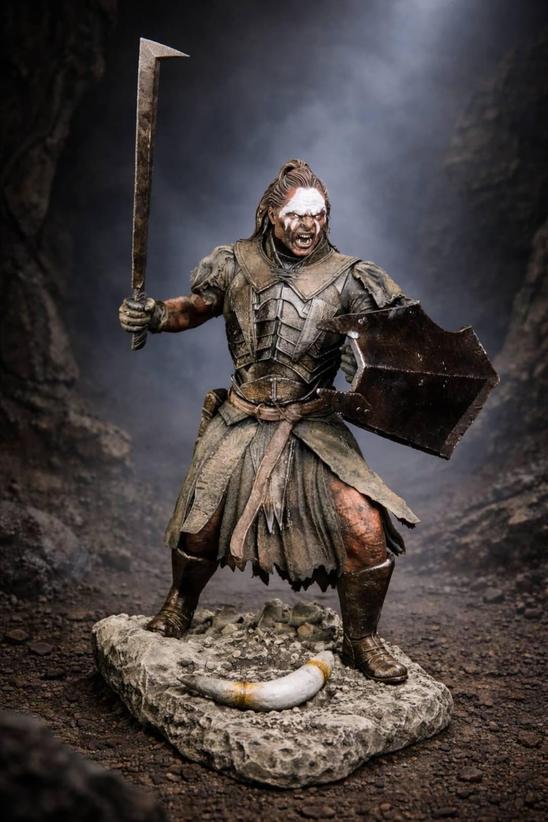 Uruk-hai Lurtz 3d Figure From the Lord of the Rings - Etsy