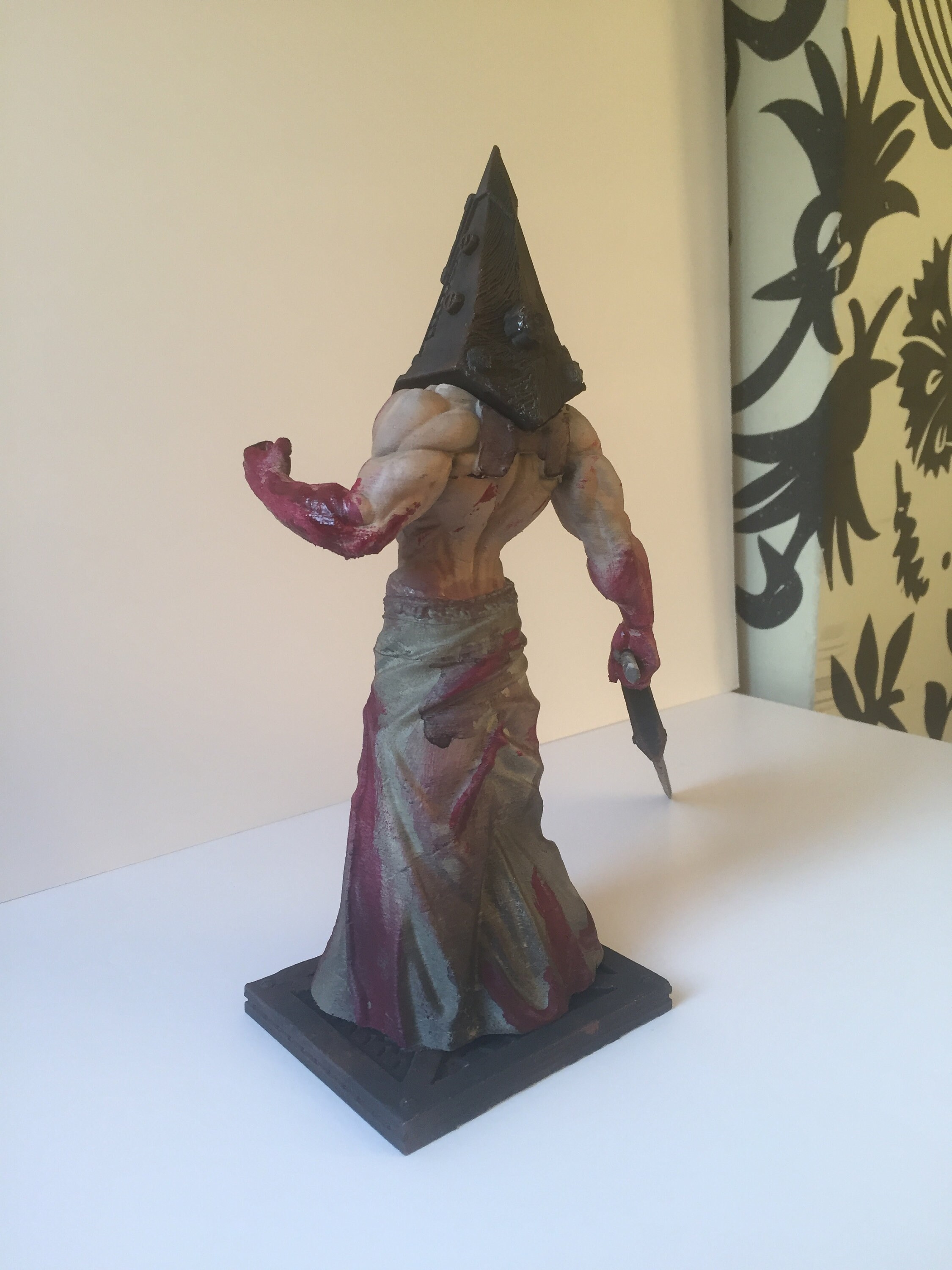 Pyramid Head Silent Hill Action Figure Impressão 3D