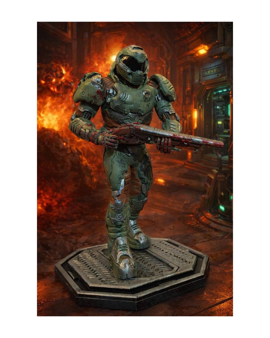 Doom Game Figure, Resin Action Figure (9.8 Inch) - Etsy