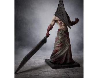 Pyramid Head Figure, Silent Hill Movie Prop (11.8 inch)