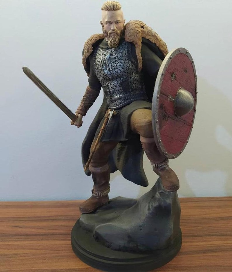 Vikings Ragnar Lothbrok 3D Printed 32 Cm Vikings 3D Printed Etsy