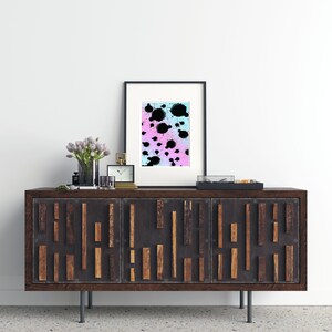 Gradient Splatter Print, Printable Wall Art, Printable Decor, Digital Print